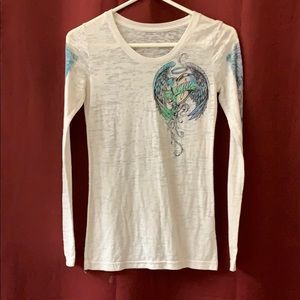 White long sleeve Sinful shirt